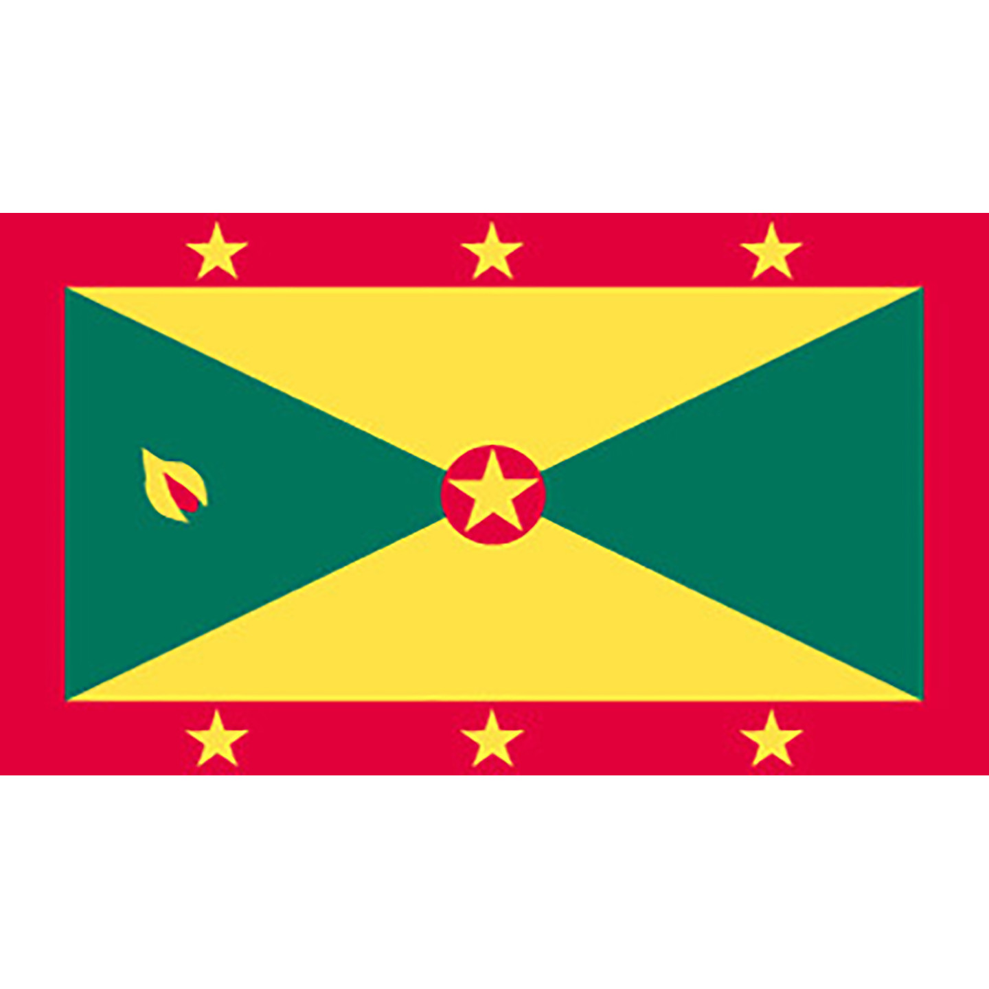 Official Flag Of Grenada