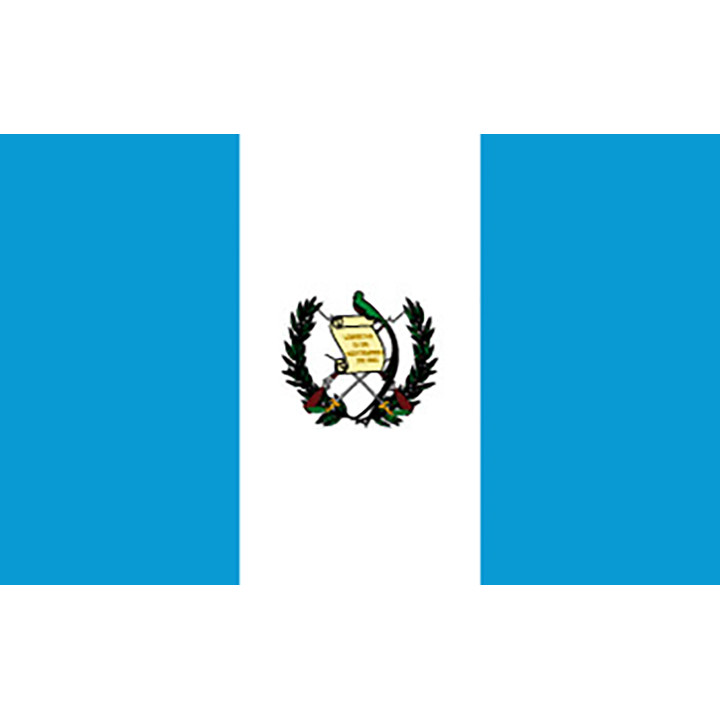 Official flag of Guatemala