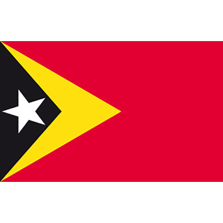 Östtimor eller Timor-Leste officiella flagga