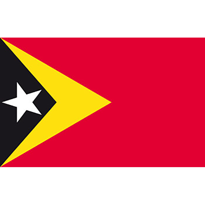 Östtimor eller Timor-Leste officiella flagga