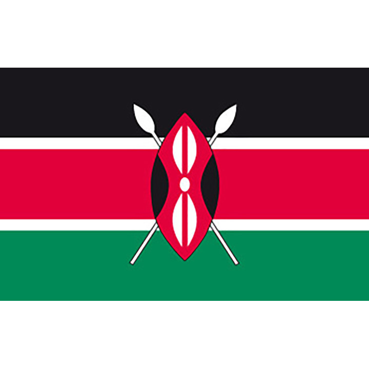 Kenya officiella flagga