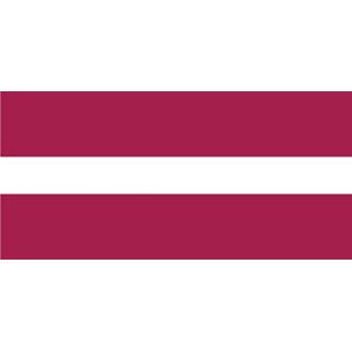 Official flag of Latvia