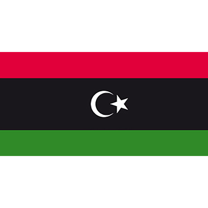 Libyens officiella flagga - Scorpio flaggfabrik och textiltryckeri e-butiken