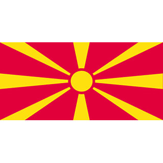 Official flag of Macedonia