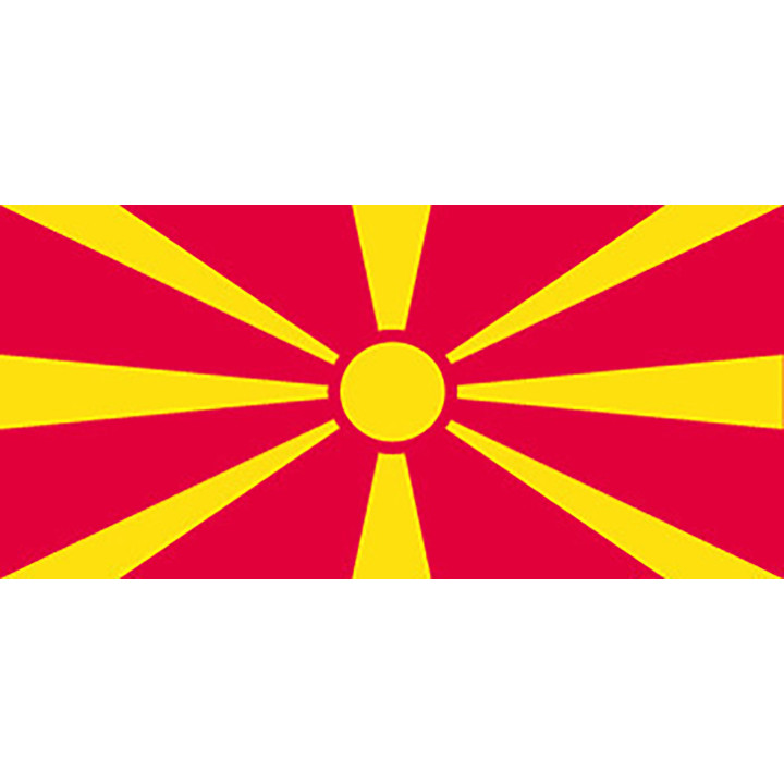 Official flag of Macedonia