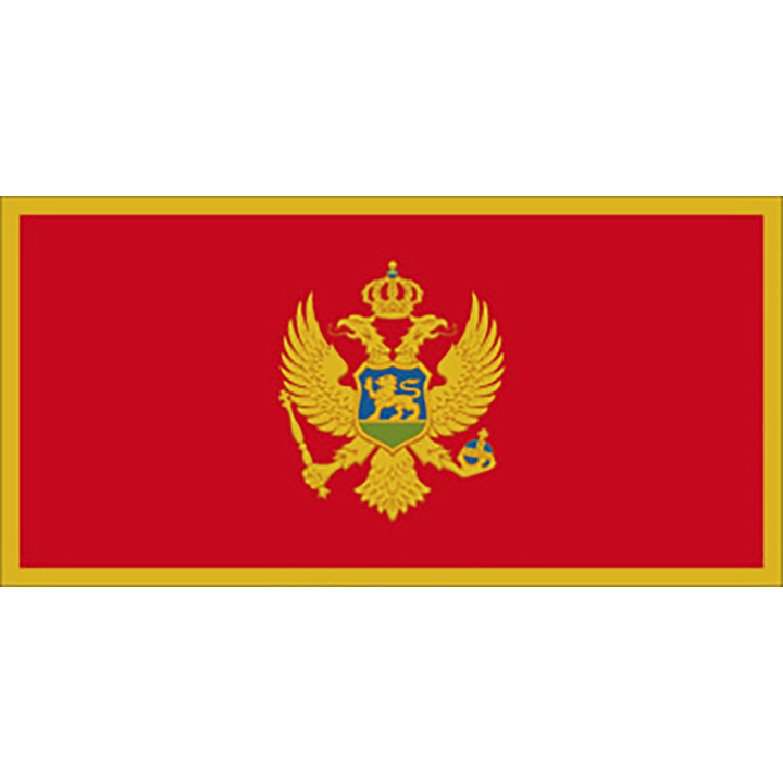 Official flag of Montenegro