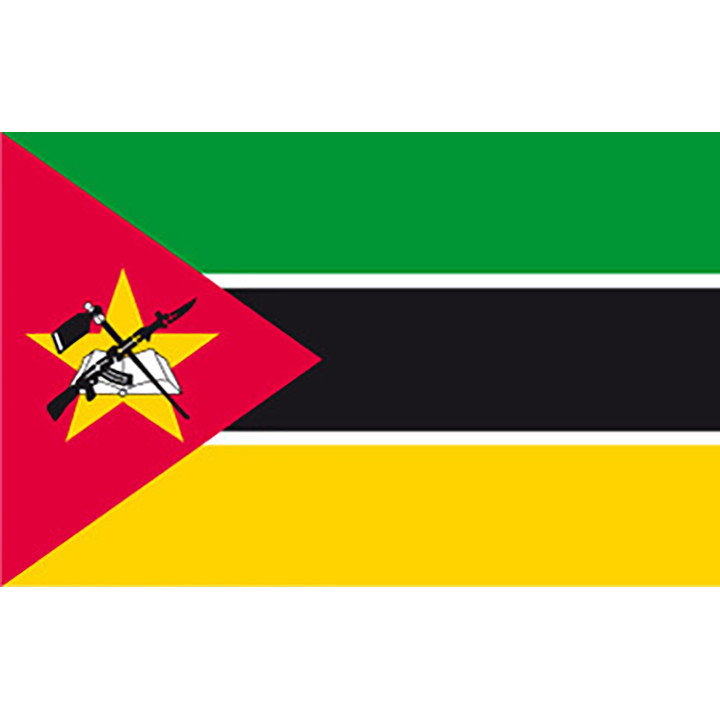 Moçambique officiella flagga