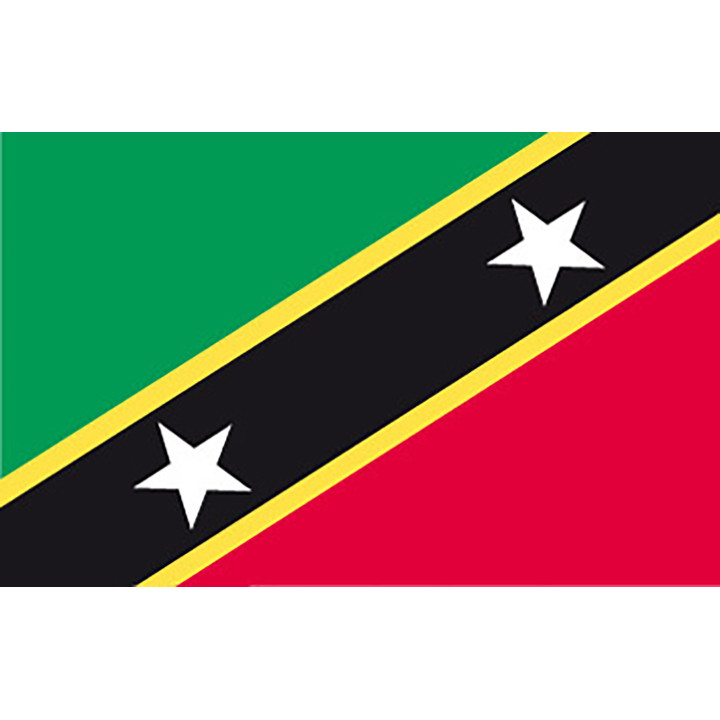 Official flag Saint Kitts and Nevis