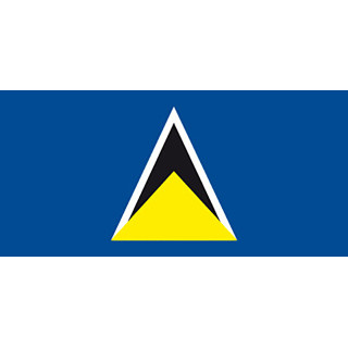 Saint Lucias officiella flagga