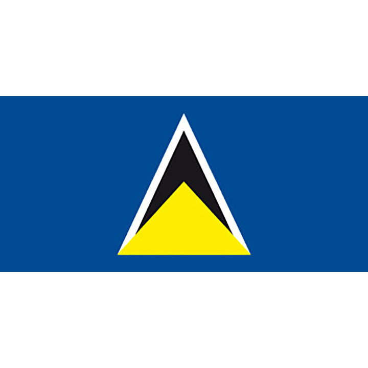 Saint Lucias officiella flagga