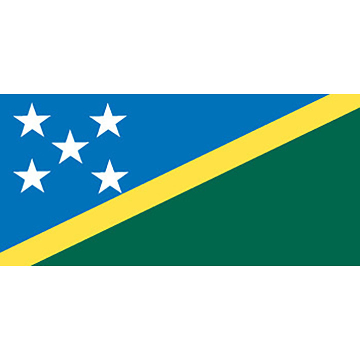 Official flag Solomon Islands