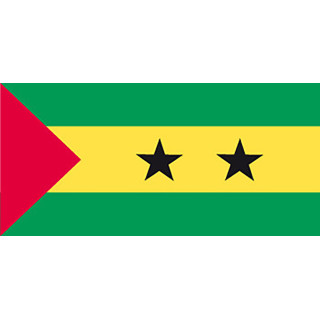 Official flag São Tomé and Príncipe