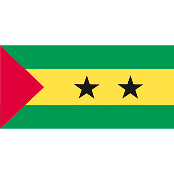 São Tomé och Príncipes officiella flagga