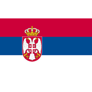 Serbia lippu - Printscorpio