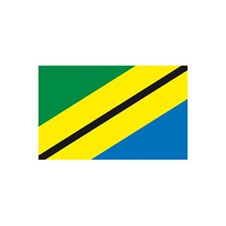 Tanzanias officiella flagga