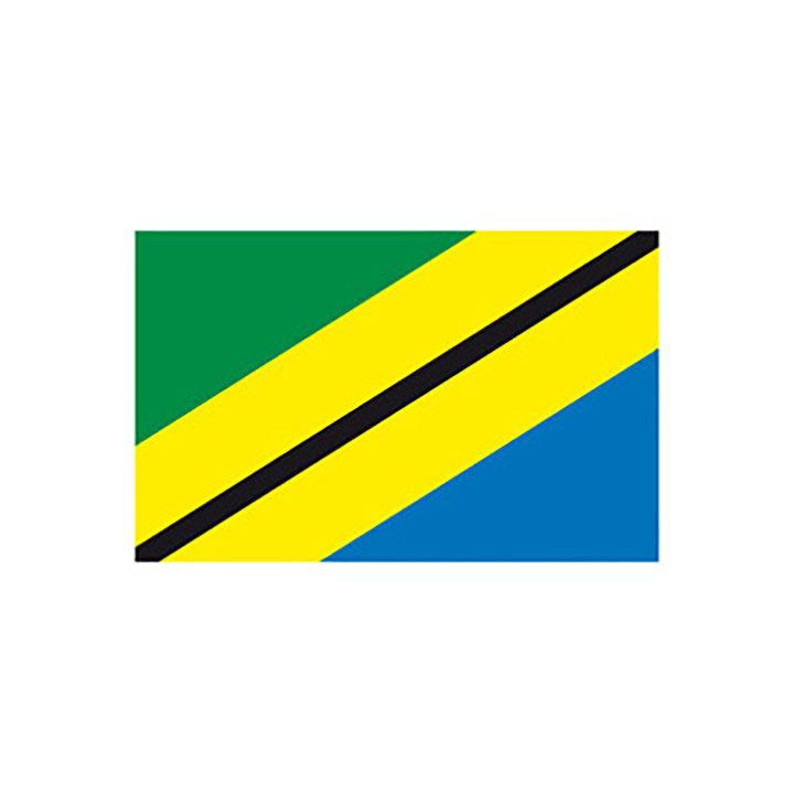 Tanzanias officiella flagga