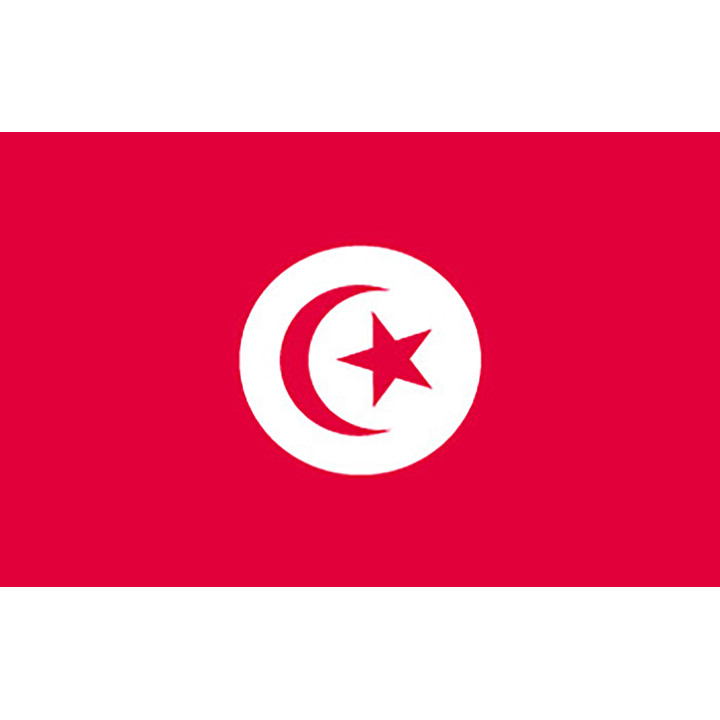 Tunisien officiella flagga