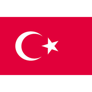 Turkiet officiella flagga