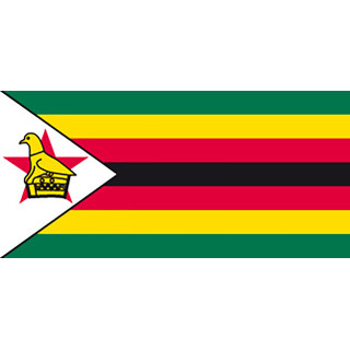 Zimbabwes officiella flagga - Printscorpio