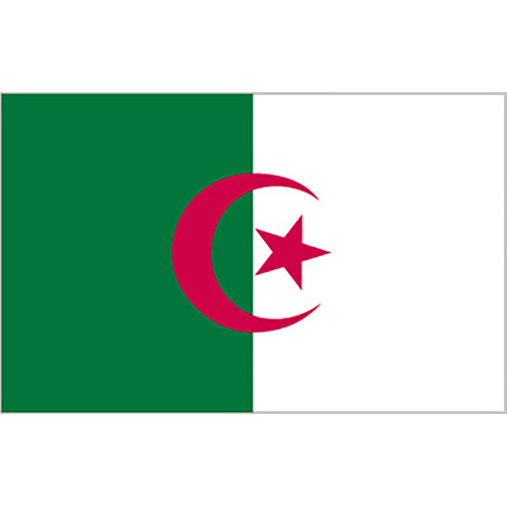 Algerian national table flag - Printscorpio