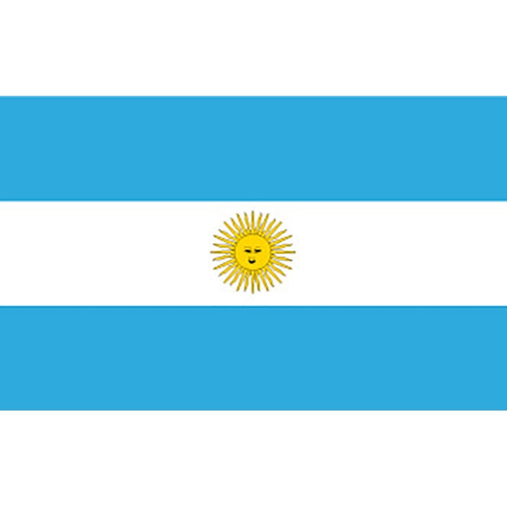 Argentina national bordsflagga - Printscorpio