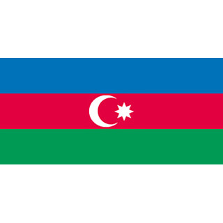 Azerbaijan national table flag - Printscorpio