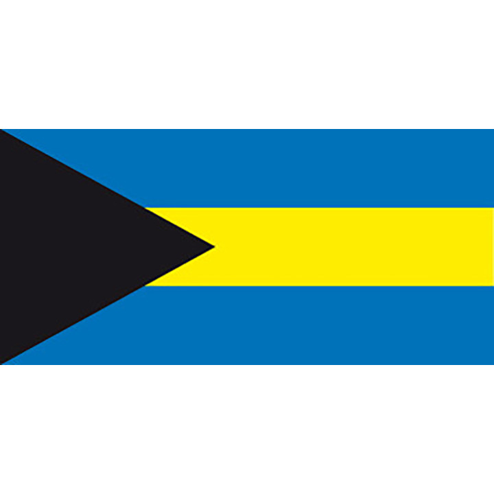 Bahamas national table flag - Printscorpio