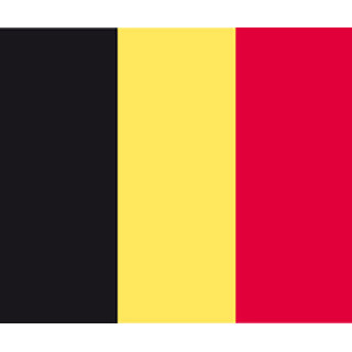 Belgien national bordsflagga - Printscorpio