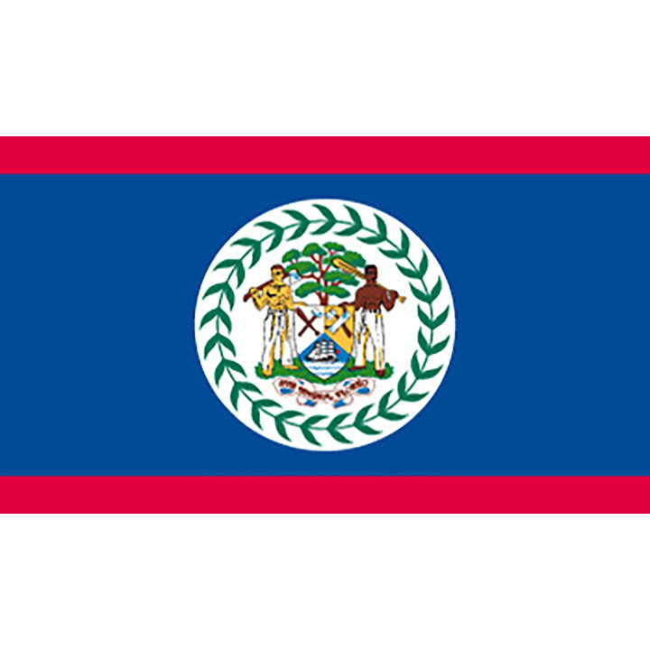 Belize national table flag - Printscorpio