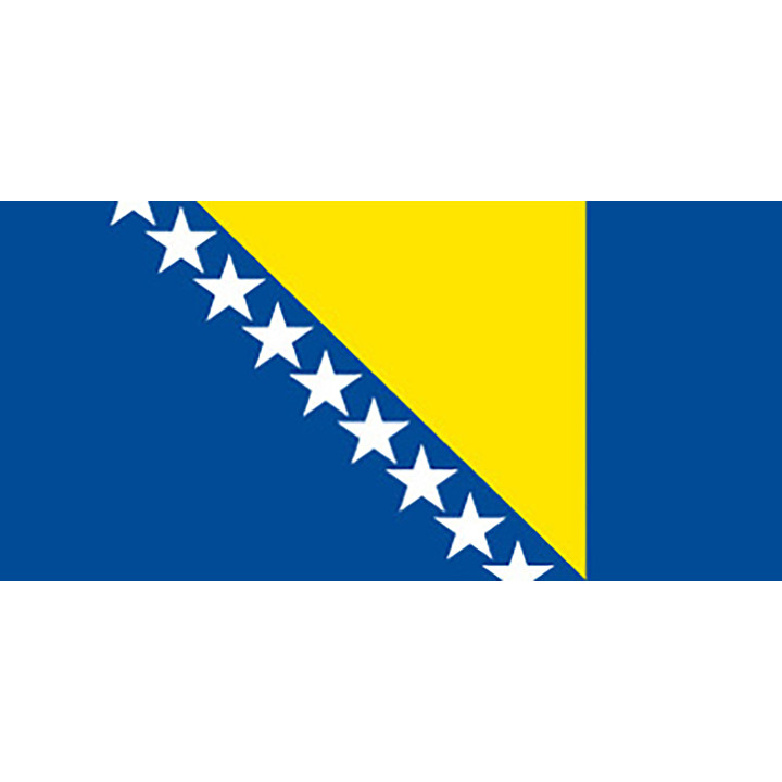 Bosnia national table flag - Printscorpio