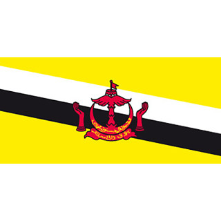 Brunei national bordsflagga - Printscorpio