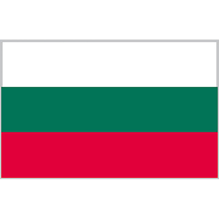 Bulgarien national bordsflagga - Printscorpio