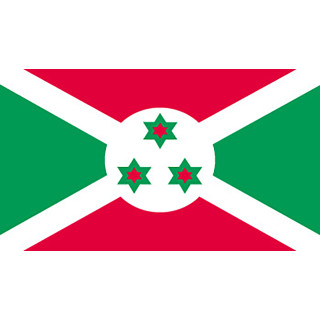 Burundi national table flag - Printscorpio