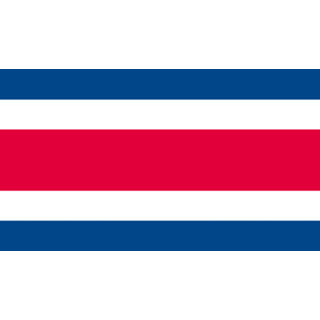 Costa Rica national table flag - Printscorpio