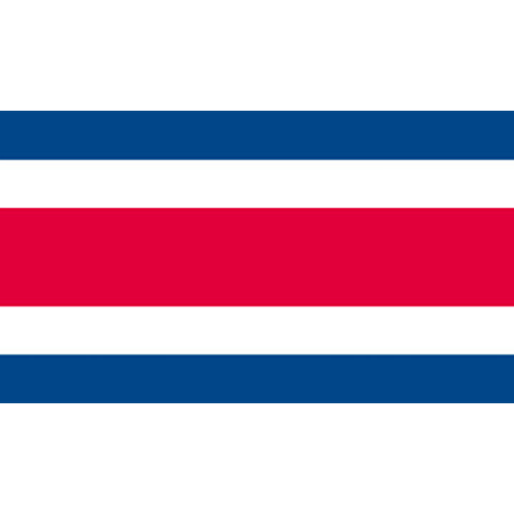 Costa Rica national bordsflagga - Printscorpio