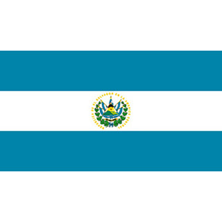 El Salvador national table flag - Printscorpio