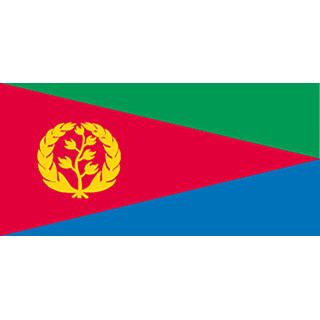 Eritrea national table flag - Printscorpio