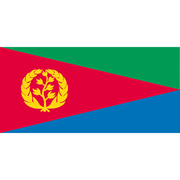 Eritrea national table flag - Printscorpio