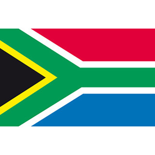 South Africa national table flag - Printscorpio