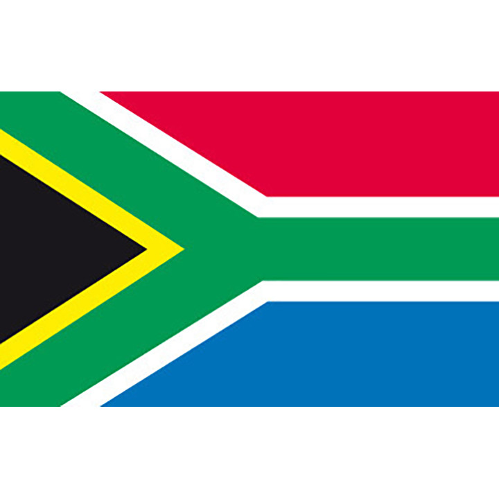 South Africa national table flag - Printscorpio