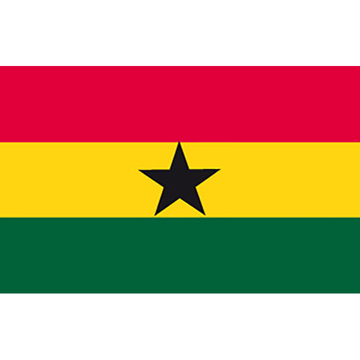 Ghana national table flag - Printscorpio