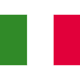 Italiens national bordsflagga - Printscorpio