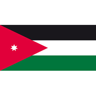 Jordan national table flag - Printscorpio