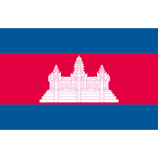 Cambodia national table flag - Printscorpio