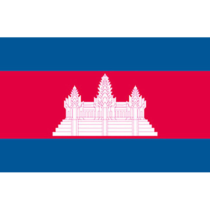 Cambodia national table flag - Printscorpio