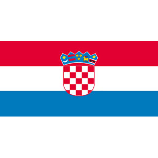 Croatia national table flag - Printscorpio