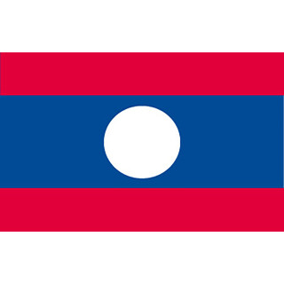 Laos national bordsflagga - Printscorpio