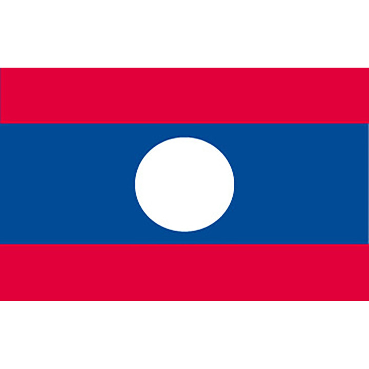 Laos national bordsflagga - Printscorpio