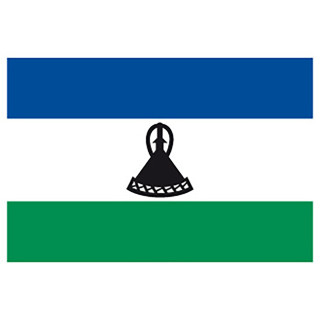 Lesotho national table flag - Printscorpio