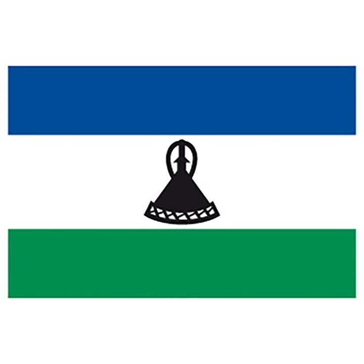 Lesotho pöytälippu - Printscorpio